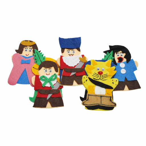 Juego de 5 Títeres Digitales El Gato con Botas - Educatodo material didáctico y juegos educativos - Educatodo