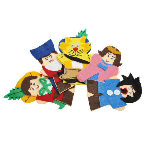 Juego de 5 Títeres Digitales El Gato con Botas - Educatodo material didáctico y juegos educativos - Educatodo