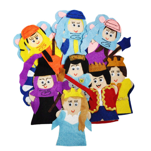 Juego de 8 Títeres Digitales La Bella Durmiente - Educatodo material didáctico y juegos educativos - Educatodo