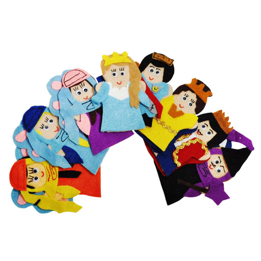 Juego de 8 Títeres Digitales La Bella Durmiente - Educatodo material didáctico y juegos educativos - Educatodo