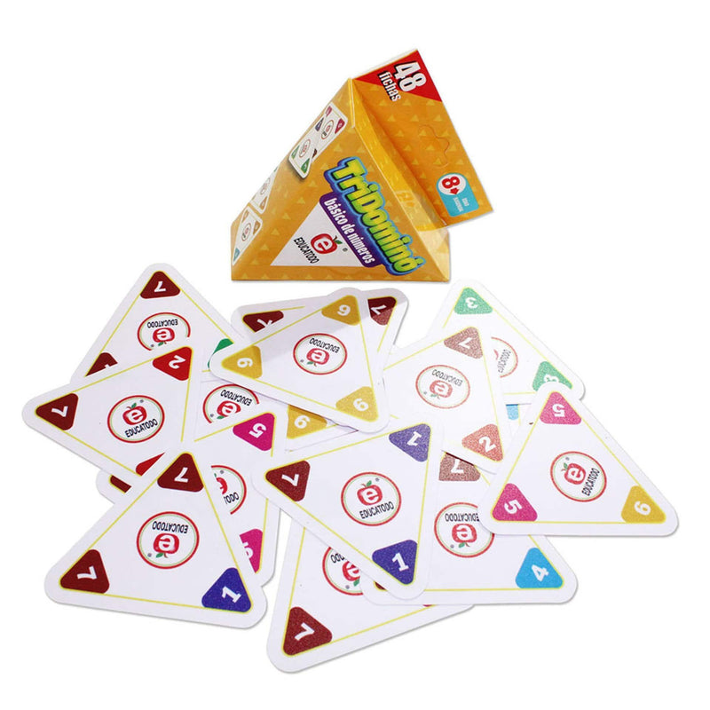 Tridomino Básico de Números - Educatodo material didáctico y juegos educativos - Educatodo