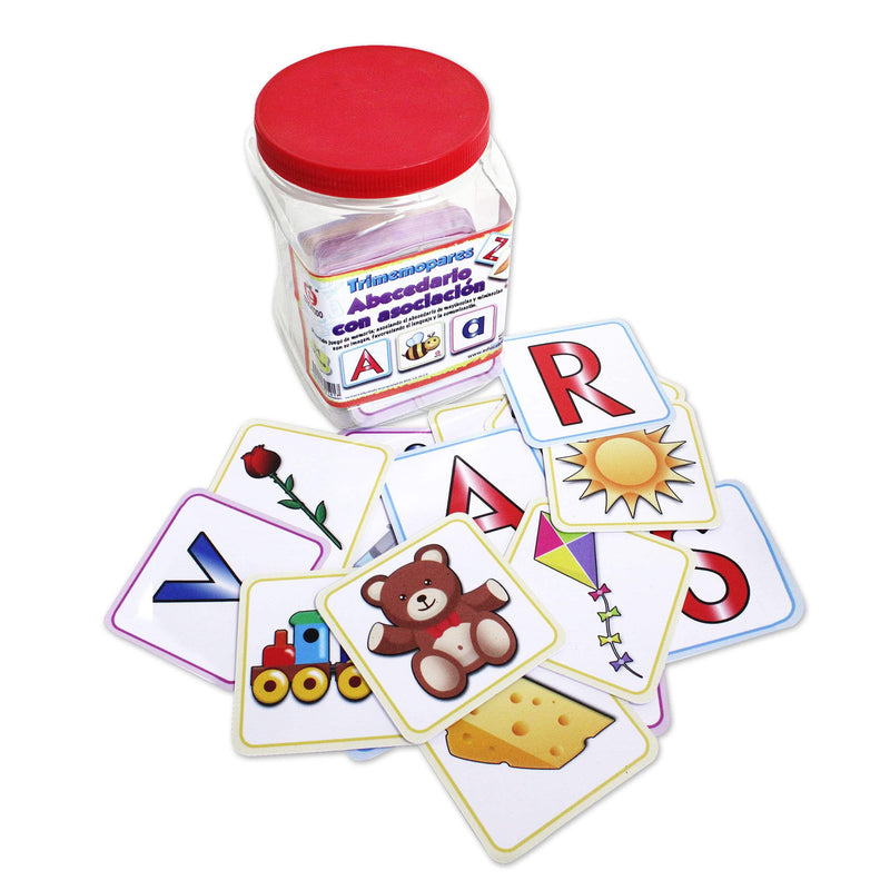 Trimemopares Abecedario con Asociación C/81 Piezas - Educatodo material didáctico y juegos educativos - Educatodo