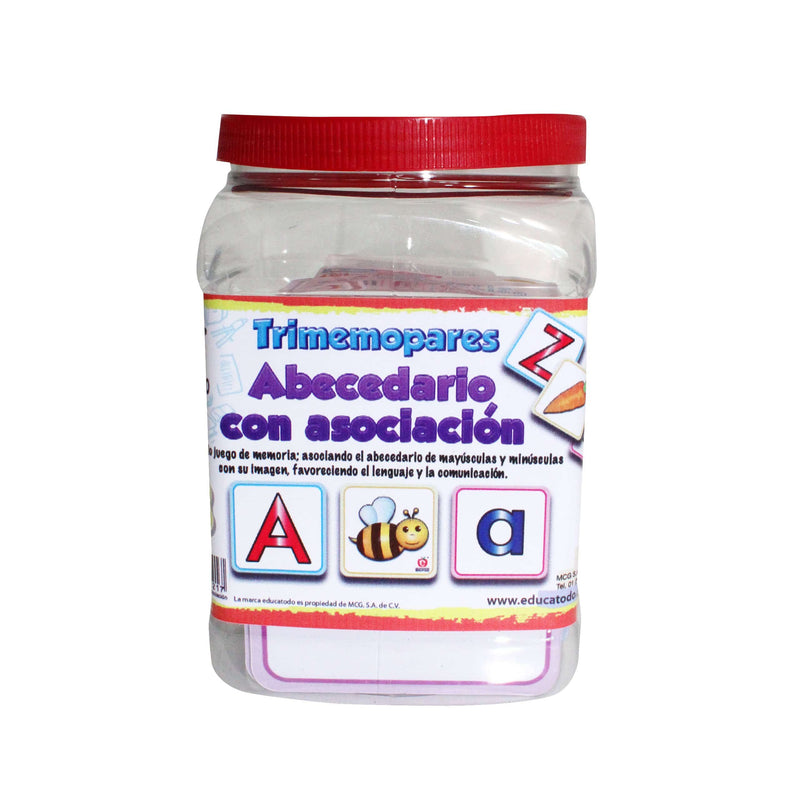 Trimemopares Abecedario con Asociación C/81 Piezas - Educatodo material didáctico y juegos educativos - Educatodo